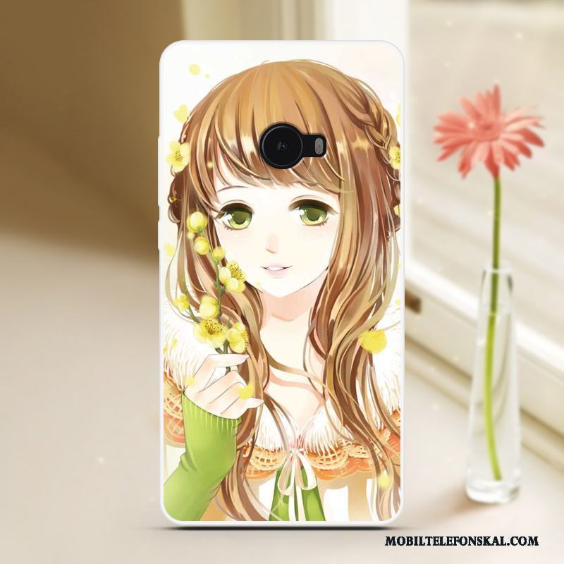 Mi Note 2 Fallskydd Skal Mjuk Liten Fodral Telefon Vit
