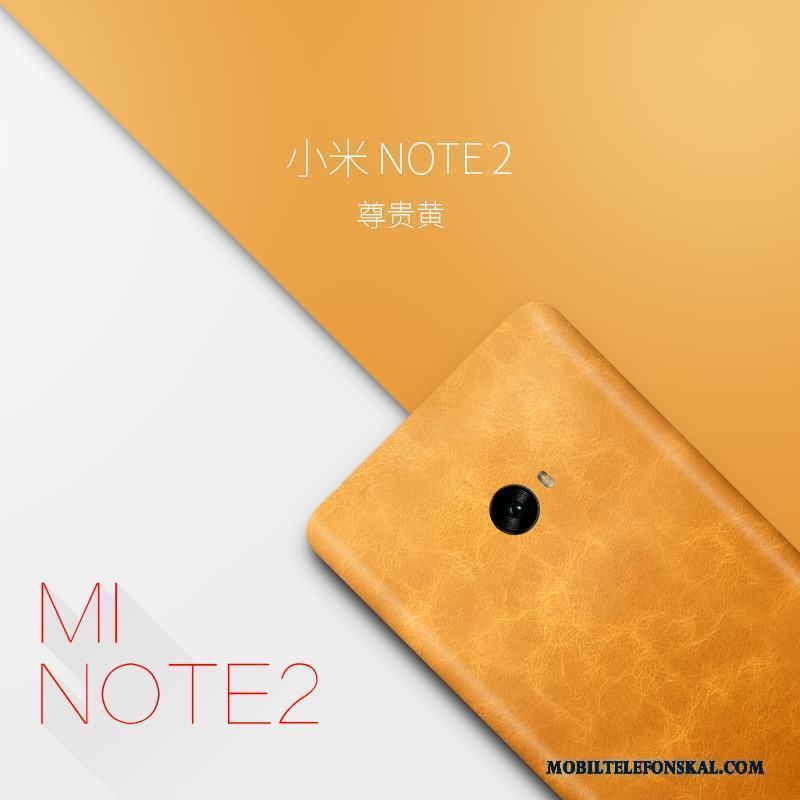 Mi Note 2 Gul Fodral Kreativa All Inclusive Skal Telefon Personlighet Liten