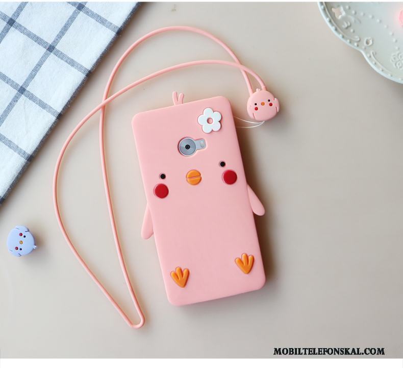 Mi Note 2 Rosa Skal Telefon Skydd Trend Silikon Liten Fallskydd