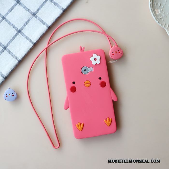 Mi Note 2 Rosa Skal Telefon Skydd Trend Silikon Liten Fallskydd