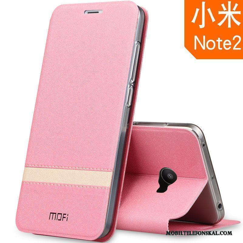 Mi Note 2 Silikon Clamshell All Inclusive Rosa Skal Telefon Fallskydd Trend