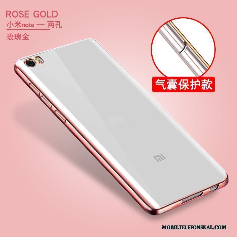 Mi Note Fodral Skal Telefon Slim Liten Mjuk Transparent Fallskydd