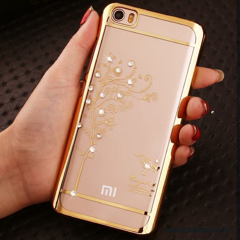 Mi Note Liten Skydd Mobil Telefon Skal Strass Transparent Fodral