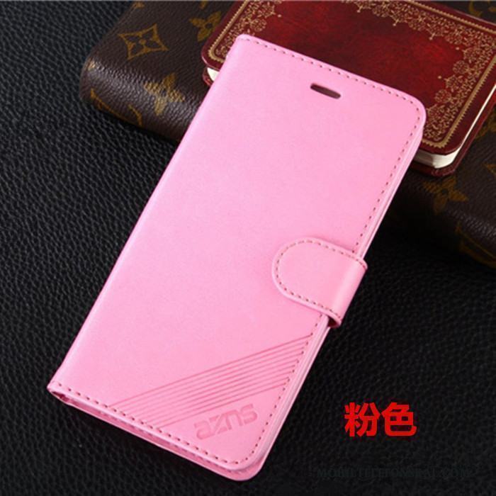 Mi Note Mjuk Skal Telefon Clamshell Liten Rosa Fallskydd Fodral