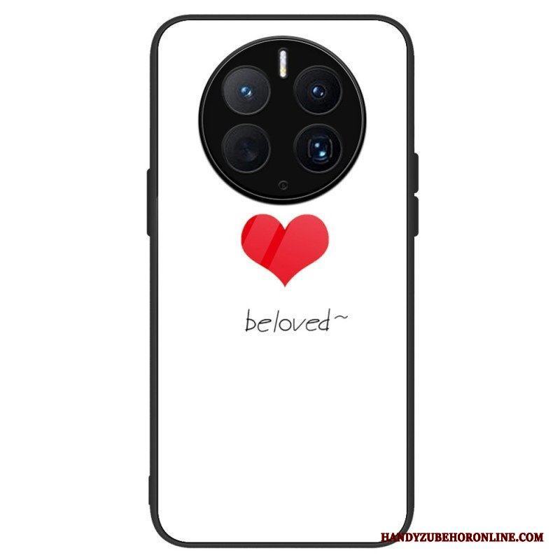 Mobilskal Huawei Mate 50 Pro Hjärta I Härdat Glas