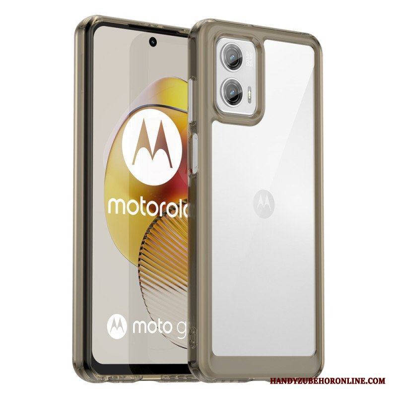Mobilskal Moto G73 5G Transparent Hybrid