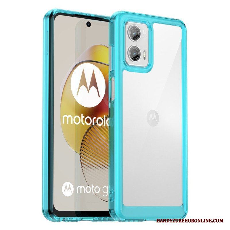 Mobilskal Moto G73 5G Transparent Hybrid