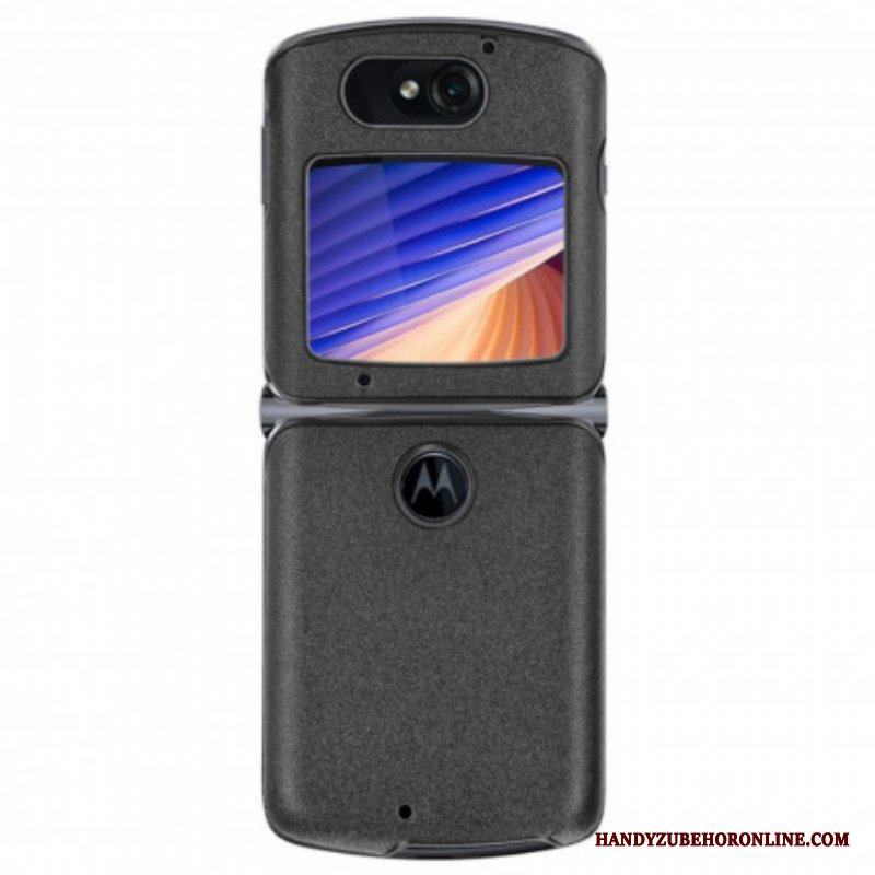 Mobilskal Motorola Razr 5G Slipat Konstläder