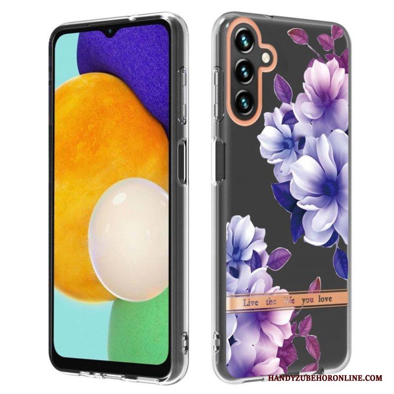 Mobilskal Samsung Galaxy A14 / A14 5G Färgglada Blommor