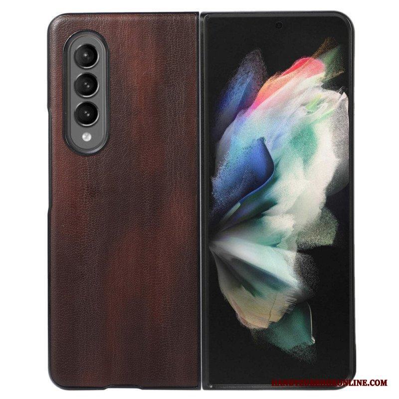 Mobilskal Samsung Galaxy Z Fold 4 Imiterat Läder