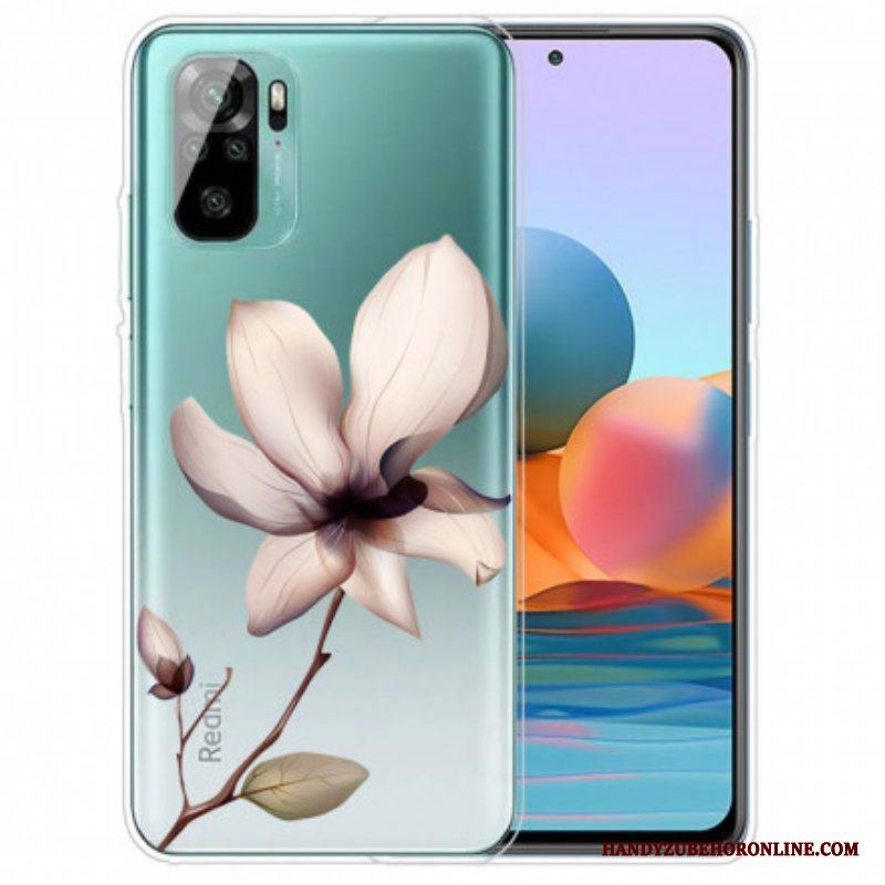 Mobilskal Xiaomi Redmi Note 10 / 10S Transparent En Blomma