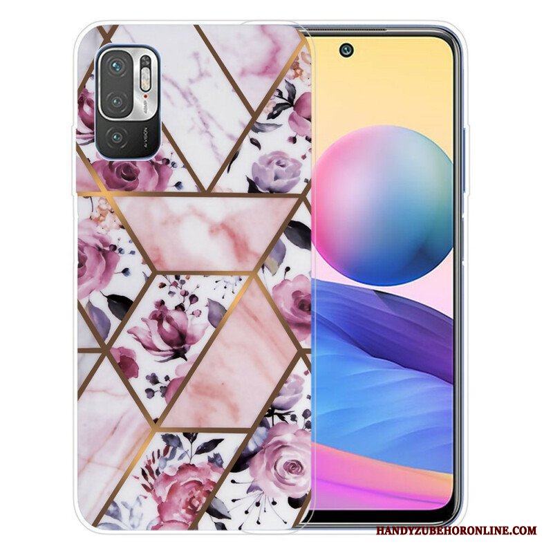 Mobilskal Xiaomi Redmi Note 10 5G Geometrisk Marmor