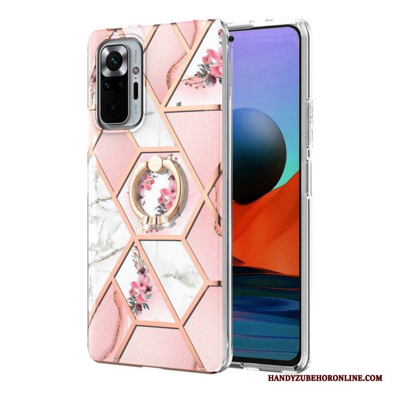 Mobilskal Xiaomi Redmi Note 10 Pro Ring-bracket Blommor