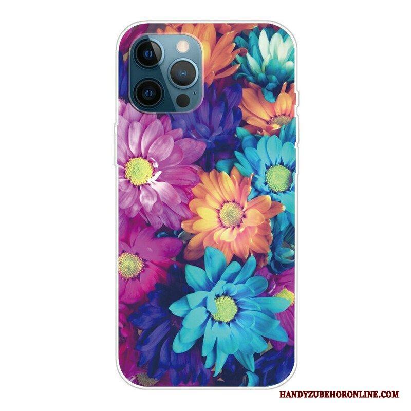 Mobilskal iPhone 13 Pro Max Flexibla Blommor