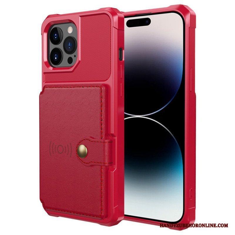 Mobilskal iPhone 14 Pro Max Integrerad Korthållare