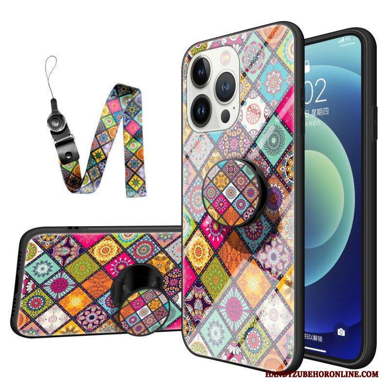 Mobilskal iPhone 15 Pro Patchwork