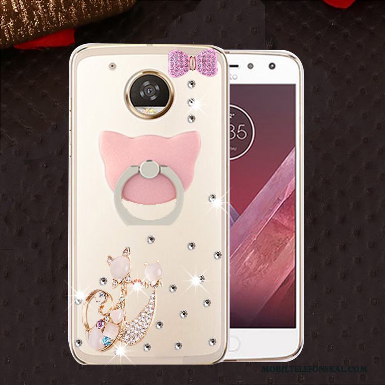 Moto E4 Fallskydd Skal Telefon Silikon Mjuk Guld Fodral