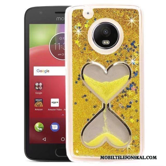 Moto E4 Mjuk Skydd Fodral Fallskydd Purpur All Inclusive Skal