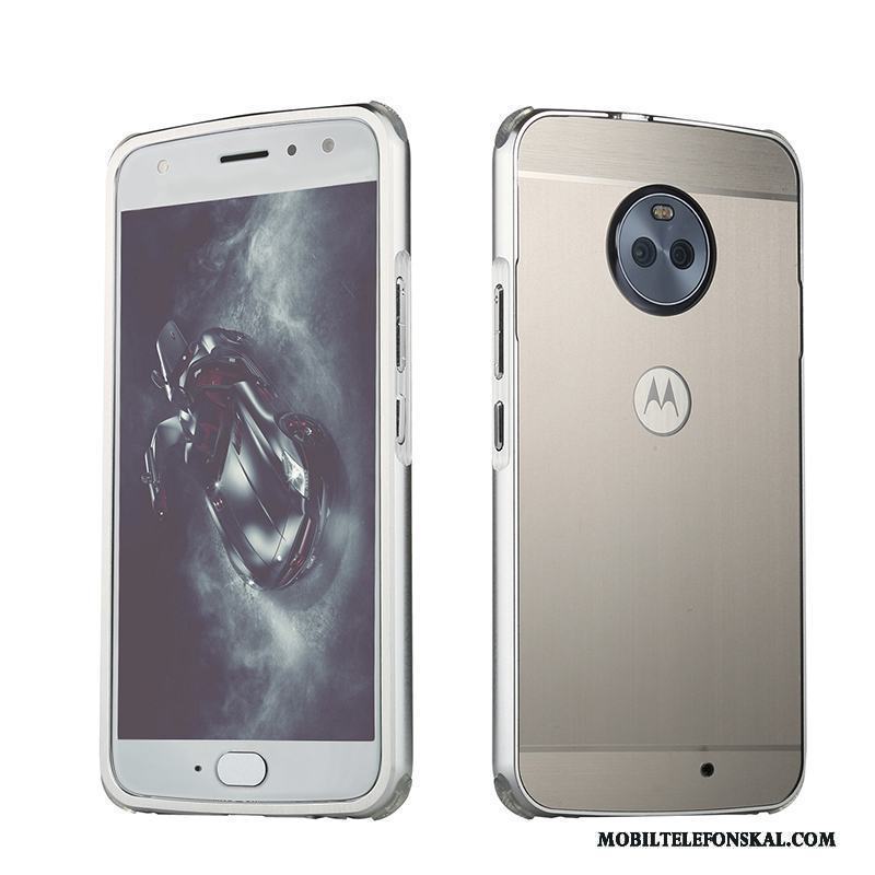 Moto E4 Plus Band Skydd Rosa Guld Skal Mobil Telefon Metall Fallskydd