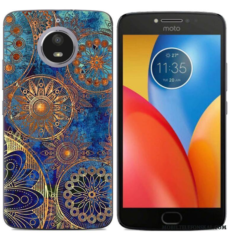 Moto E4 Plus Silikon Mjuk Skal Färg Telefon Mobil Telefon Kreativa