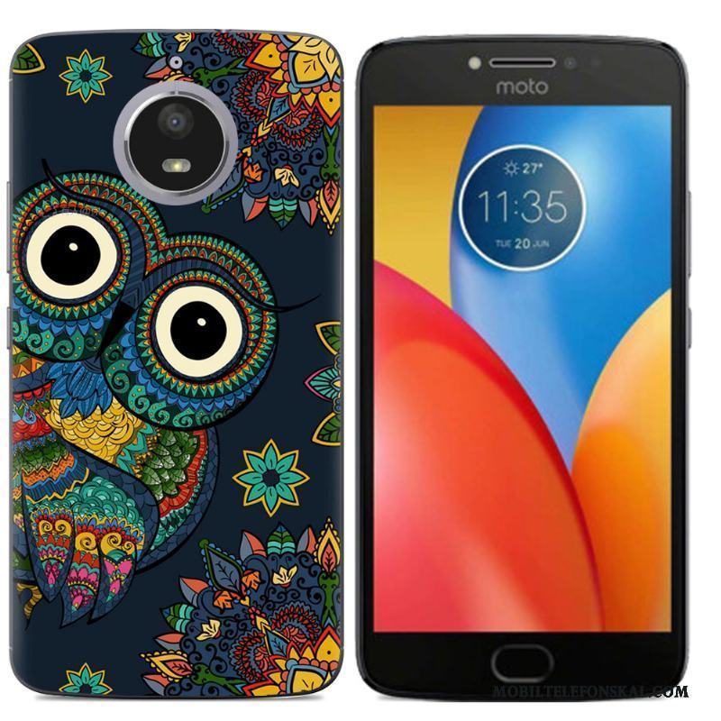 Moto E4 Plus Silikon Mjuk Skal Färg Telefon Mobil Telefon Kreativa