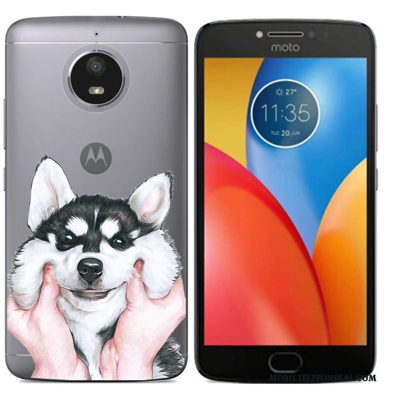 Moto E4 Plus Silikon Mjuk Skal Färg Telefon Mobil Telefon Kreativa