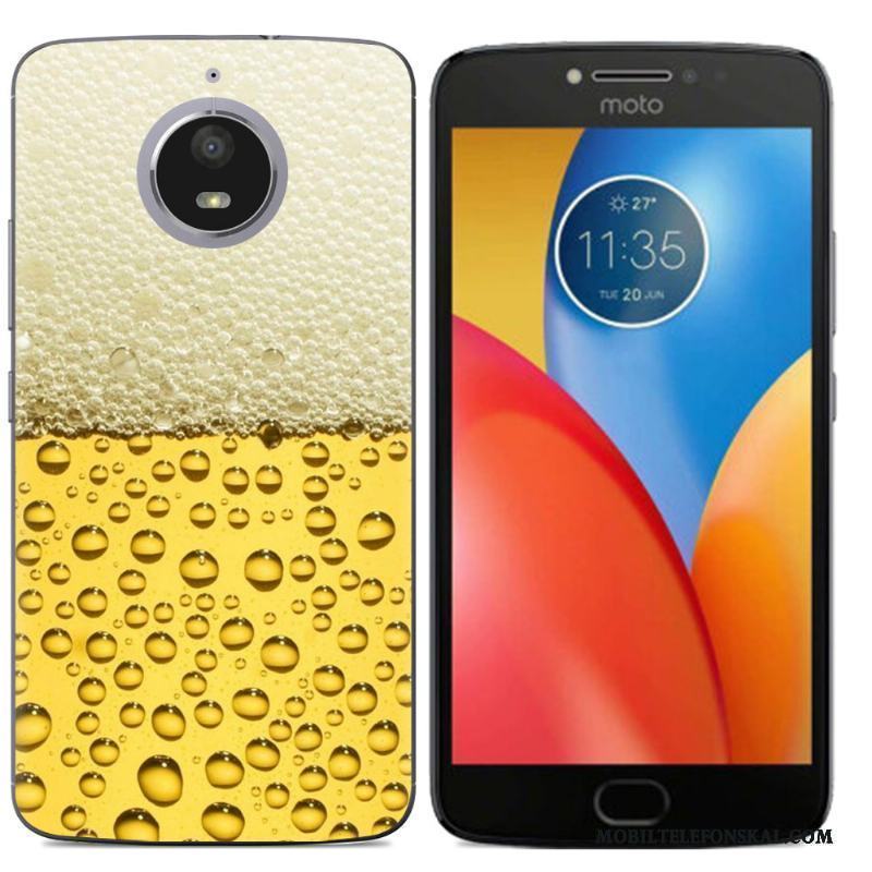 Moto E4 Plus Silikon Mjuk Skal Färg Telefon Mobil Telefon Kreativa