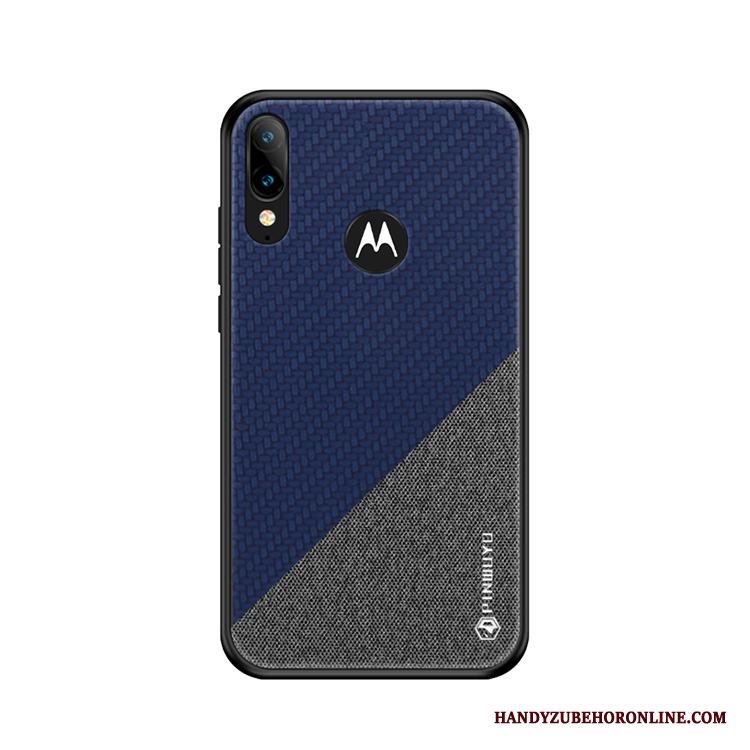 Moto E6 Plus All Inclusive Fodral Fallskydd Skal Telefon Målarduk Gul