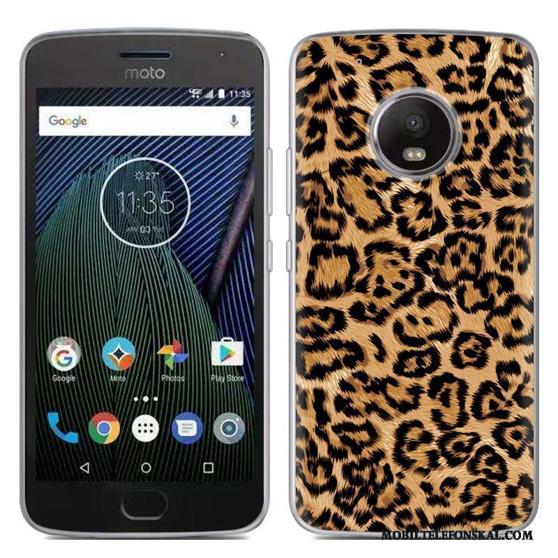 Moto G5 Plus Skal Speciell Mjuk Mobil Telefon Silikon Vit Fodral