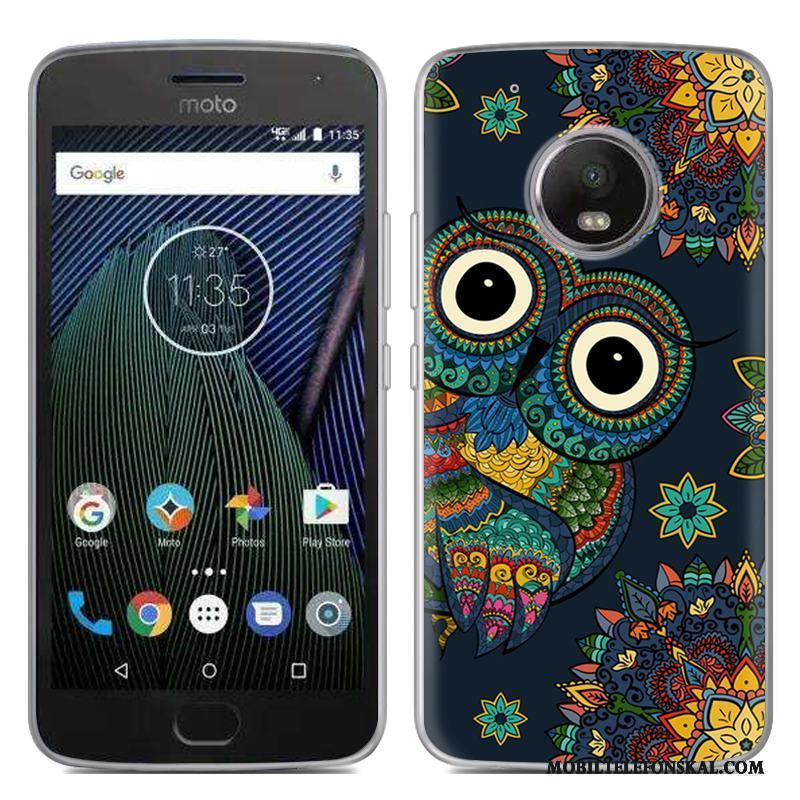 Moto G5 Plus Skal Speciell Mjuk Mobil Telefon Silikon Vit Fodral