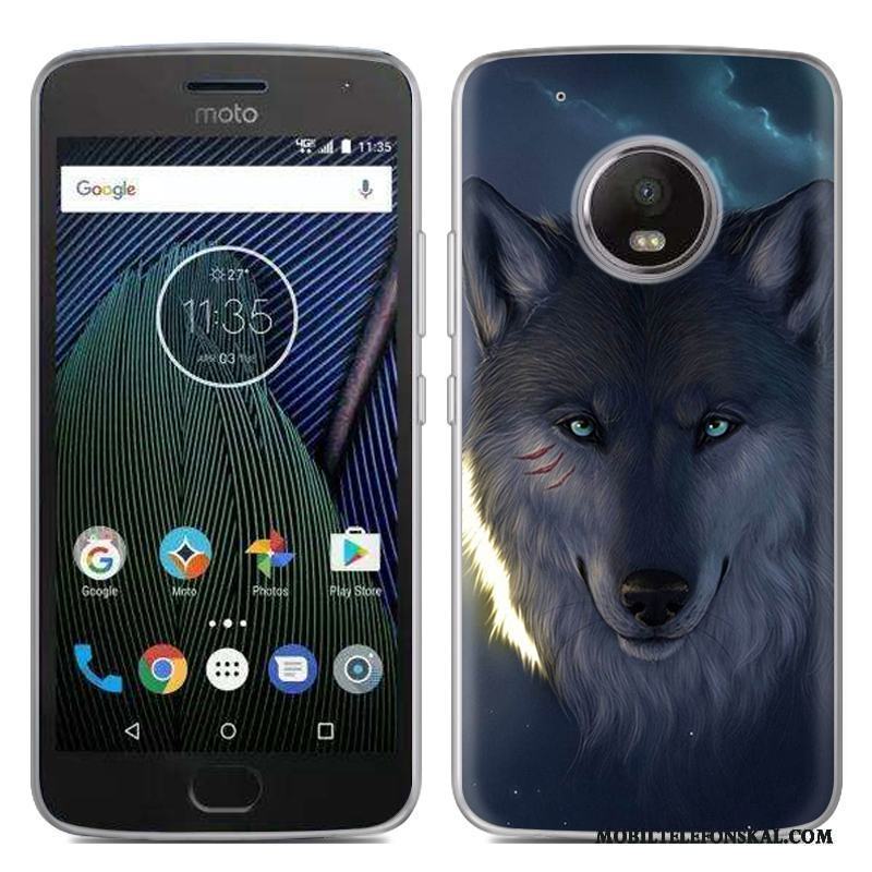 Moto G5 Plus Skal Speciell Mjuk Mobil Telefon Silikon Vit Fodral