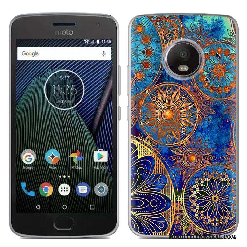 Moto G5 Plus Skal Speciell Mjuk Mobil Telefon Silikon Vit Fodral