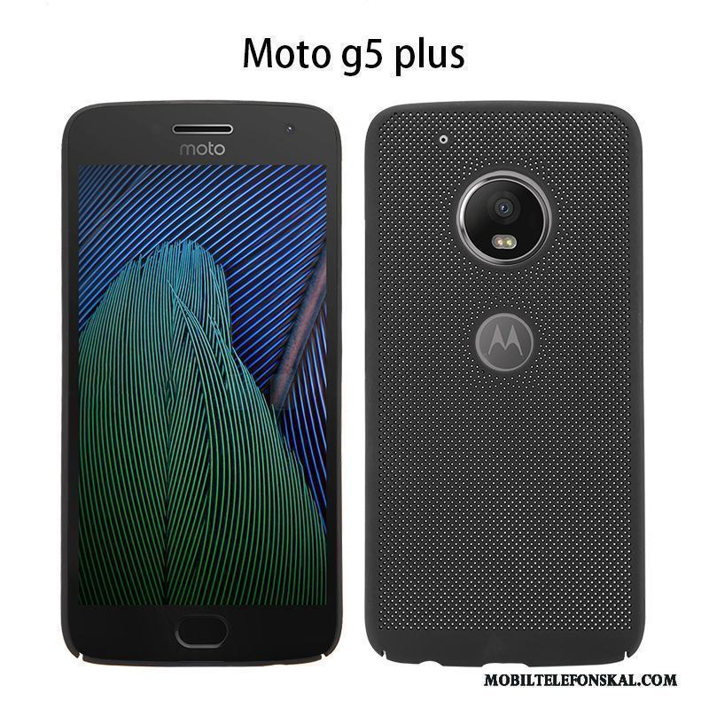 Moto G5 Plus Skal Trend Andningsbar Bra Försäljning Hård Strålande Röd Slim