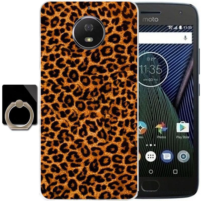 Moto G5 Plus Tecknat Fallskydd Skal Telefon Mjuk Färg Fodral All Inclusive