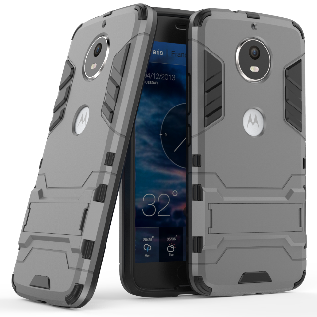 Moto G5s Plus All Inclusive Ljusblå Support Skal Fodral Armor Telefon