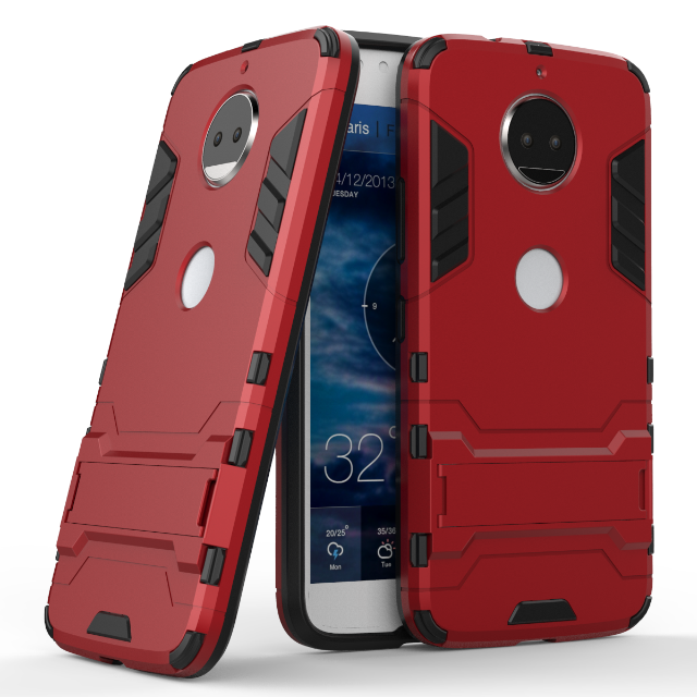 Moto G5s Plus All Inclusive Ljusblå Support Skal Fodral Armor Telefon