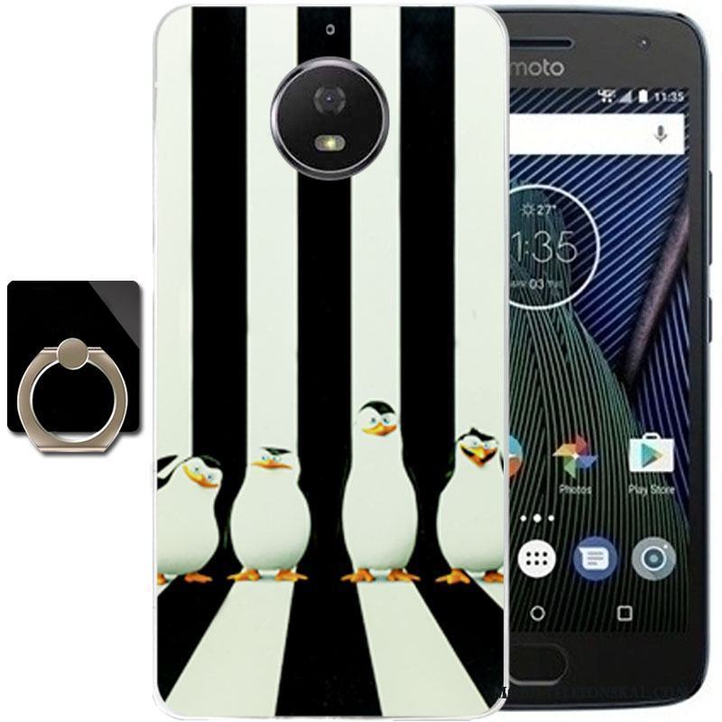 Moto G5s Plus Fallskydd Fodral Blå Skal Telefon