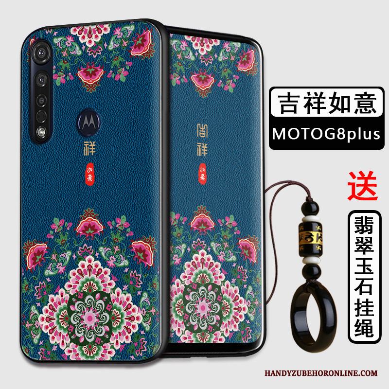 Moto G8 Plus Mjuk Skydd All Inclusive Svart Skal Telefon Fodral Fallskydd