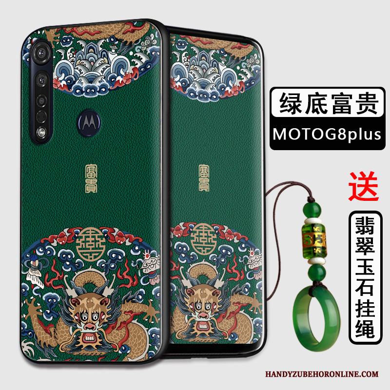 Moto G8 Plus Mjuk Skydd All Inclusive Svart Skal Telefon Fodral Fallskydd