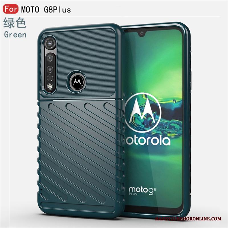 Moto G8 Plus Silikon Business Stjärna Mjuk Skydd Skal Telefon Slim