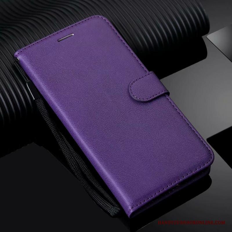 Moto G8 Power Skal Telefon Läderfodral Clamshell Trend Rosa