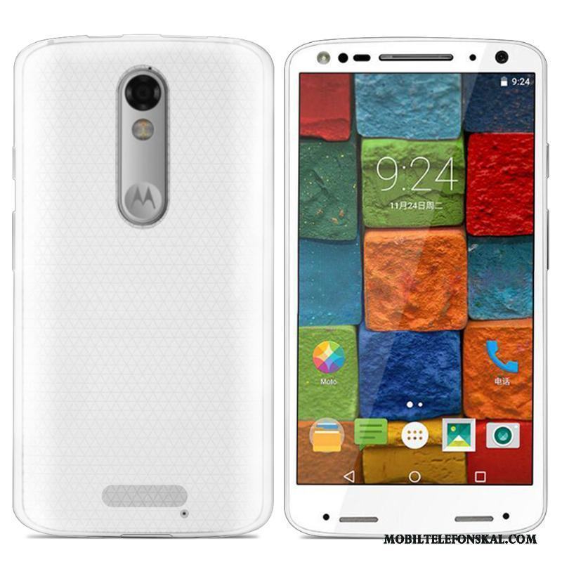 Moto X Force Skal Telefon Målade Mobil Telefon Purpur Mjuk Fodral Skydd