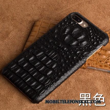 Moto X Äkta Läder Skydd Tredimensionell Krokodilmönster Skal Telefon Röd Business