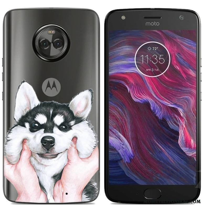 Moto X4 Mjuk Skal Tecknat Telefon Silikonskal Målade Kreativa