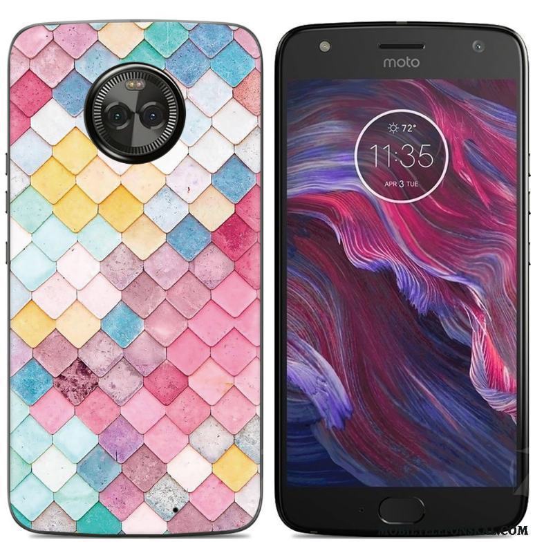 Moto X4 Skal Telefon Rosa Mobil Telefon Kreativa Målade Ny Mjuk