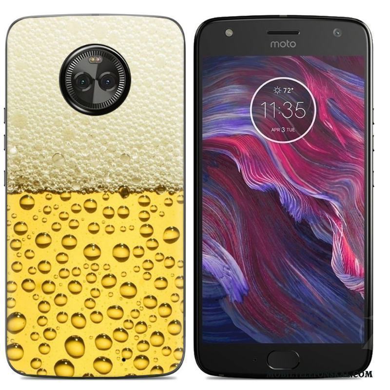 Moto X4 Skal Telefon Rosa Mobil Telefon Kreativa Målade Ny Mjuk