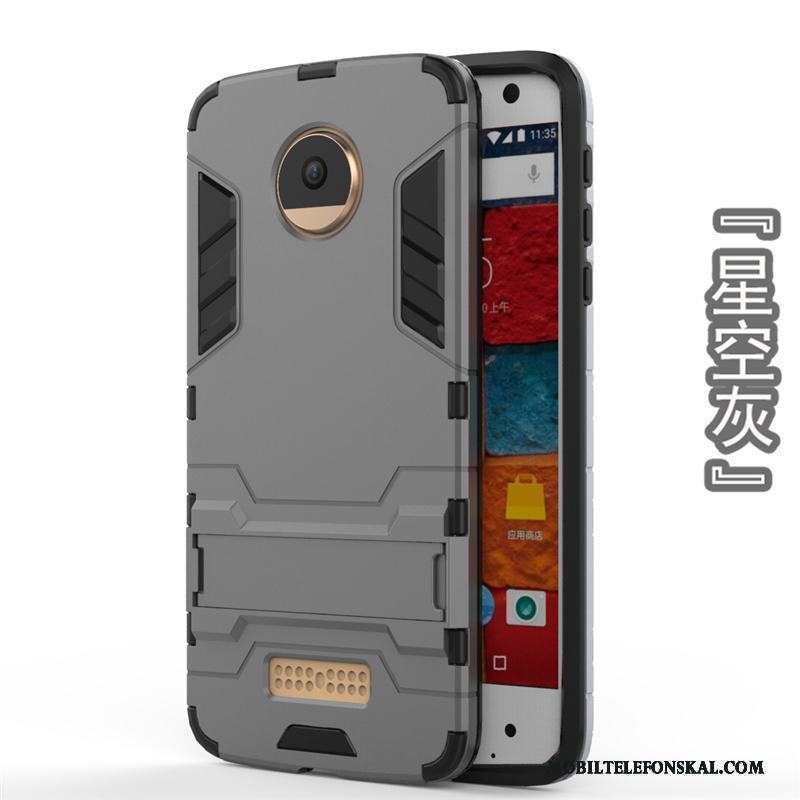 Moto X4 Skydd Fodral Fallskydd Mobil Telefon Skal Blå Support