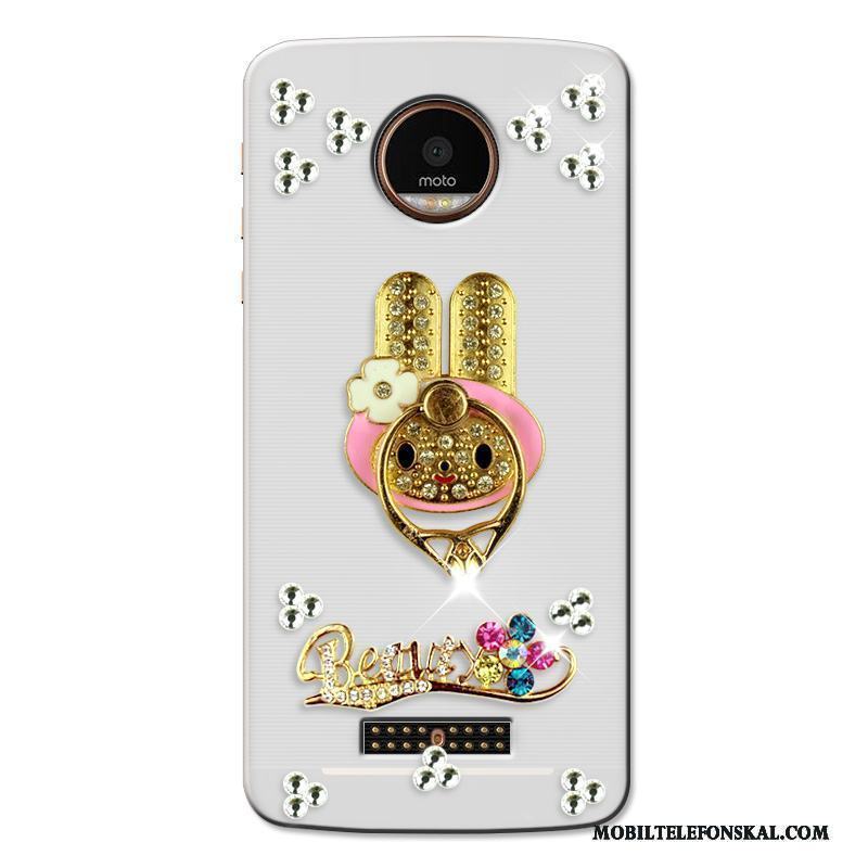 Moto Z Fodral Skydd Strass Skal Telefon Fallskydd Transparent