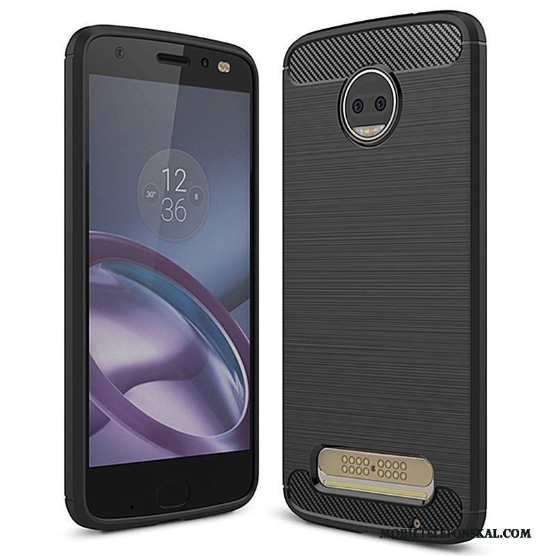 Moto Z2 Force Edition Skal Silikon Mjuk Skydd Telefon Röd Fodral