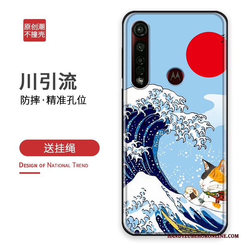 Motorola One Macro Skydd Fodral Anpassa Silikon Skal Telefon All Inclusive Fallskydd